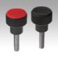 Knurled knobs with external thread