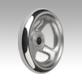 Handwheels DIN 950, aluminium, without grip