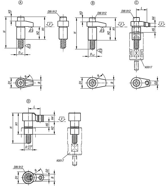 Hook clamps