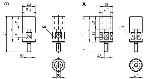 Hook clamp holders