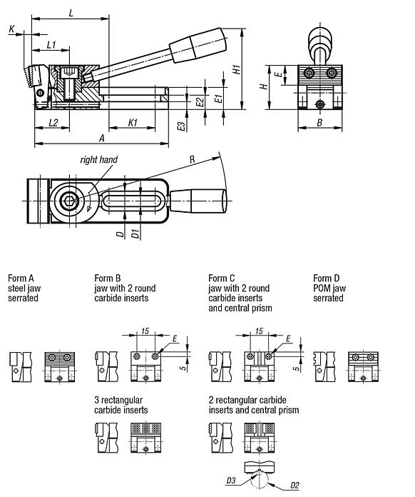 Side clamps